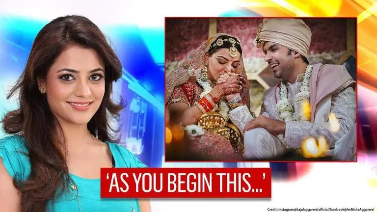 Kajal Aggarwal's sister Nisha pens wedding wishes, says 'let it be fantastic' journey Kajal Aggarwal's sister Nisha pens adorable wishes, says 'let it be fantastic, crazy'