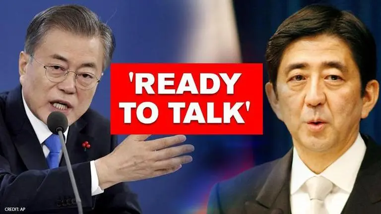 South Korea President Moon says he is 'willing to hold talks' with Japanese counterpart South Korea