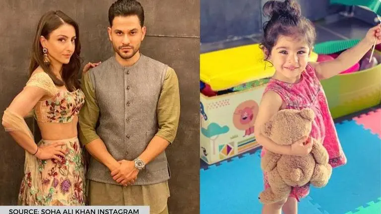 Soha Ali Khan shares video of Inaaya waving at Kunal Kemmu's 'Abhay 2' poster; watch Soha Ali Khan