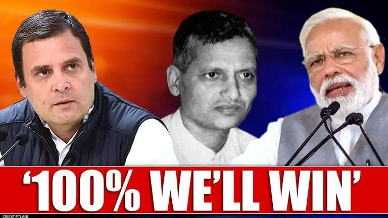 '100% we'll win': Rahul Gandhi compares PM Modi to Godse on Mahatma's death anniversary Rahul Gandhi