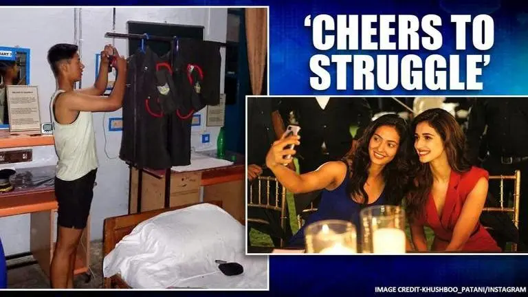 Proud Disha Patani shares pictures from sister Khushboo's Army training days Disha Patani