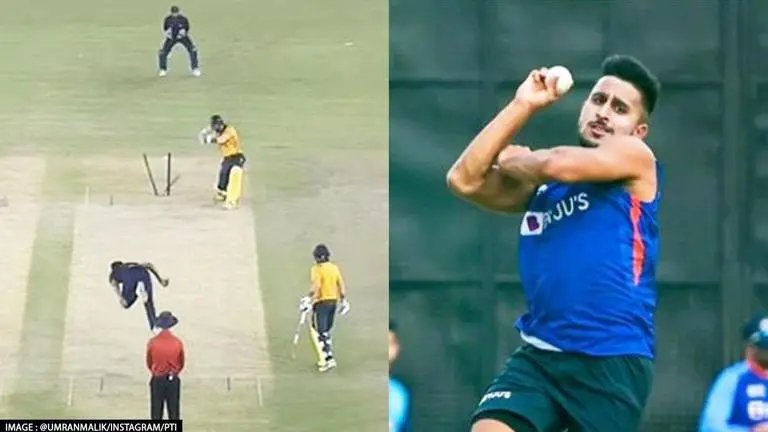 Syed Mushtaq Ali Trophy: Umran Malik troubles Maharashtra batsmen with sheer pace, Watch Umran Malik, Syed Mushtaq Ali Trophy