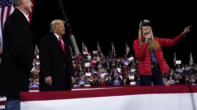 Trump challenges vote results while urging turnout in Ga.