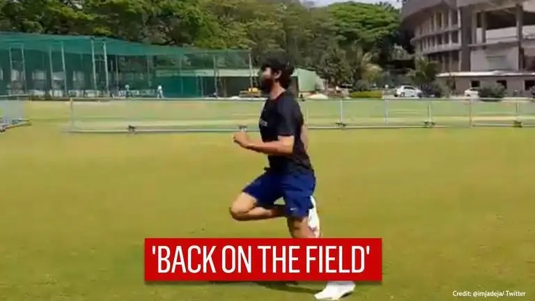 Fans cannot hide their excitement as Ravindra Jadeja returns to field post surgery Ravindra Jadeja