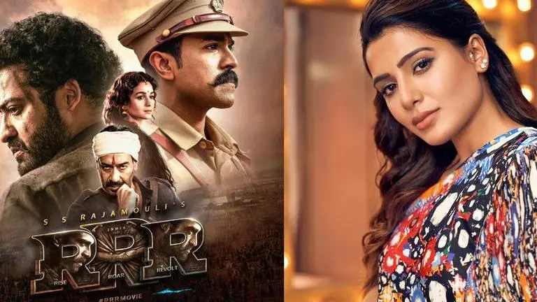 'RRR' teaser out, Samantha Ruth shares excitement over film's intriguing first look RRR