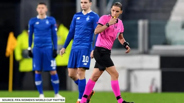 Stephanie Frappart makes history as the first woman to referee a men's UCL game Stephanie Frappart