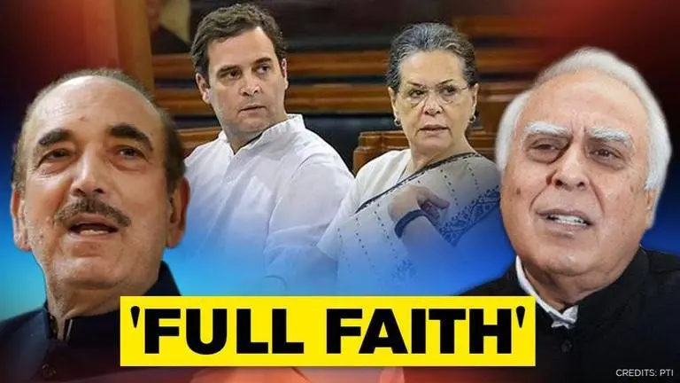 Leaders seeking 'Congress revamp' affirm faith in Rahul & Sonia Gandhi's leadership: ANI Congress