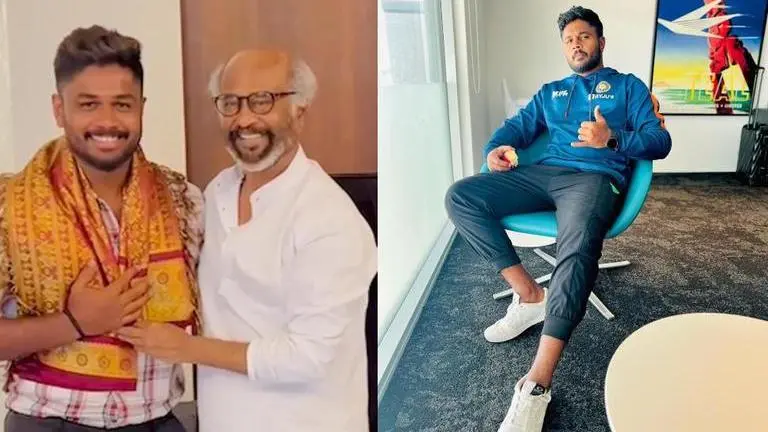 Watch: Sanju Samson finally fulfills his 21-year-old dream to meet superstar Rajinikanth Sanju Samson