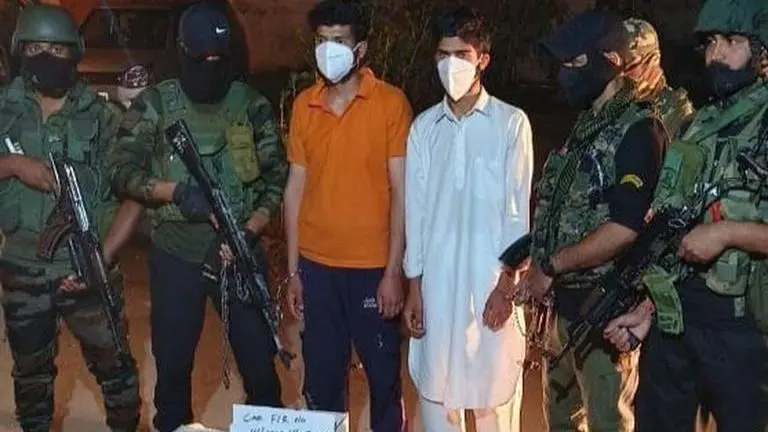 Jammu & Kashmir: Security forces arrest 2 terror associates in North Kashmir's Baramulla Security forces arrested 2 terror associates in North Kashmir's Baramulla district