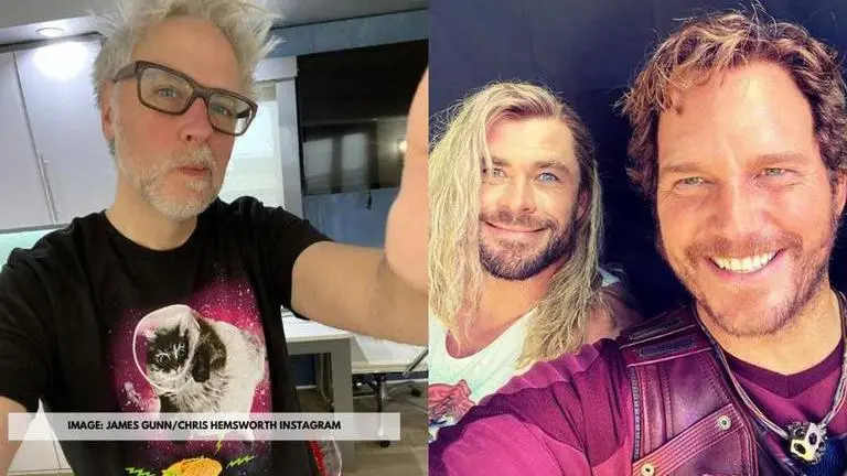 James Gunn reveals he has read the script of 'Thor: Love And Thunder' and it's 'great' James Gunn, Chris Hemsworth and Chris Pratt