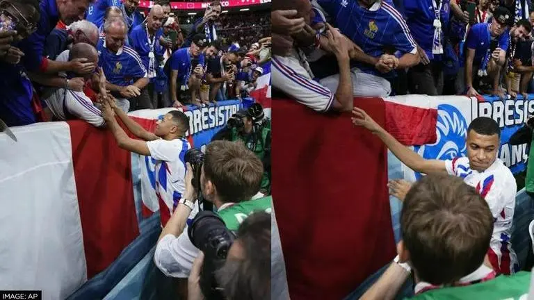 Watch: Mbappe apologies to fan who got hit in warmup ahead of France vs Morocco semifinal France vs Morocco