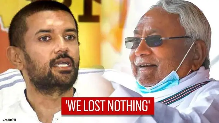 After Bihar poll debacle, Chirag Paswan admits 'wanted to hamper tally of Nitish's JDU' Chirag Paswan