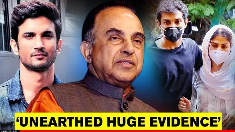 Dr Swamy claims agencies have enough for CBI to prove Sushant's 'murder by conspiracy' Subramanian Swamy