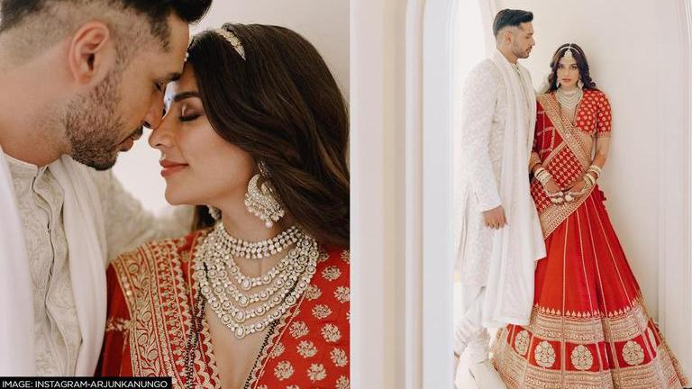 Arjun Kanungo shares first wedding pics with Carla Dennis; 'Words can't ...