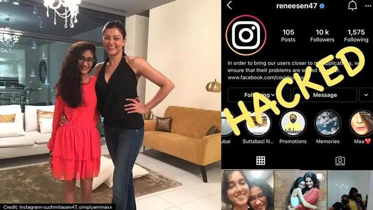 Renee Sen's Instagram account gets hacked, mother Sushmita Sen has message for hacker Sushmita Sen