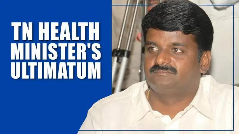 TN Health Minister issues ultimatum to striking doctors to join duty Tamil Nadu
