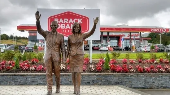 Obama-Themed Gas Station in Ireland Goes Viral, Social Media Baffled A 'Barack Obama' gas station in Ireland has gone viral