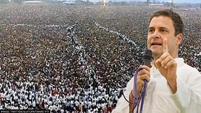 Congress leader shares 'fake' crowd images at Bharat Jodo Yatra; Netizens fact-check Congress
