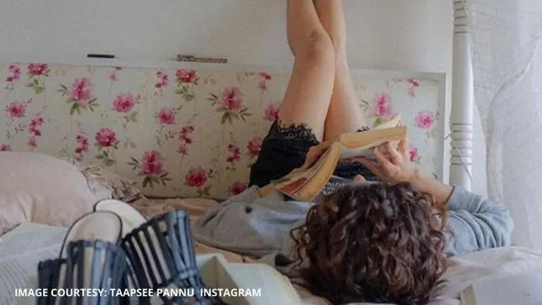 Taapsee Pannu's aesthetic picture proves how productive she is during this lockdown Taapsee Pannu