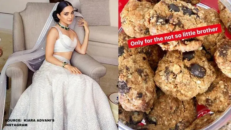 Kiara Advani bakes homemade cookies for her 'not so little brother'; see pics Kiara Advani