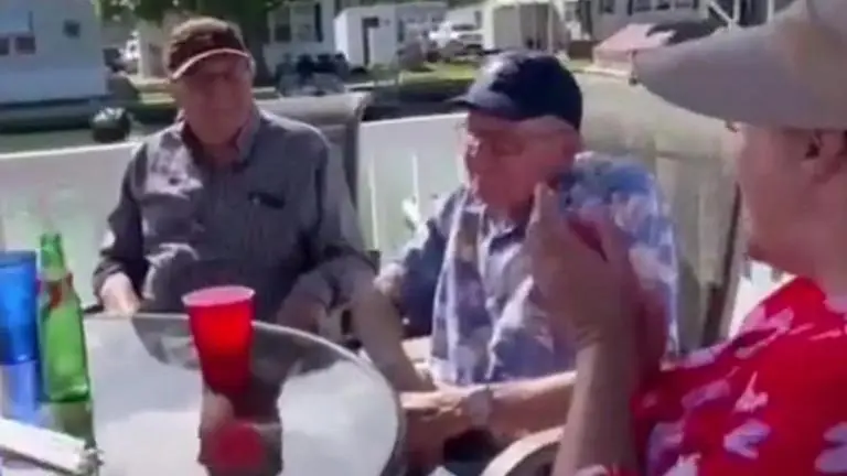 Video shows grandpa's reaction after learning great-grandkid is named after him; watch great-grandkid