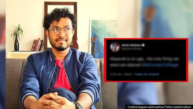 Why is 'Arrest Abish Mathew' trending? What did Abish Mathew tweet about Mayawati in 2012? Abish Mathew
