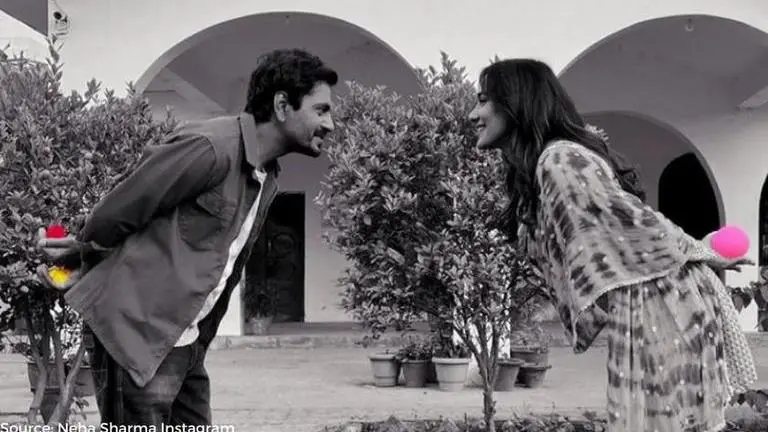 Nawazuddin Siddiqui and Neha Sharma wrap up the primary shoot of 'Jogira Sara Ra Ra' In image: Neha Sharma and Nawazuddin Siddiqui. Source: Neha Sharma Instagram