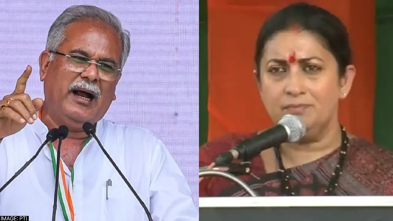 Smriti Irani Slams Bhupesh Baghel In Mahadev Betting App Scam