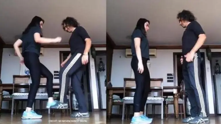 Imtiaz Ali takes up the 'Oh Na Na Na' TikTok challenge with daughter; filmmaker nails it Imtiaz Ali