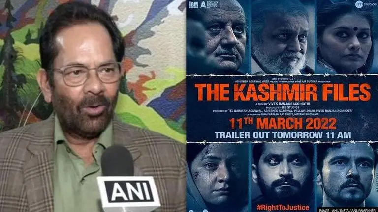 Mukhtar Naqvi slams Congress on Kashmir Files comments, accuses Party of communal politics Mukhtar Abbas Naqvi