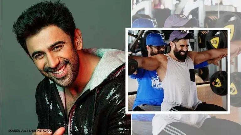 Amit Sadh shares glimpse of his intense workout session, extends gratitude to his trainer Amit Sadh
