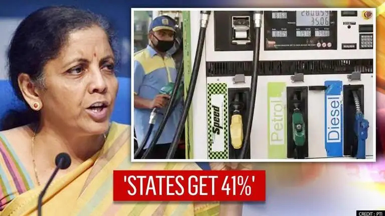 Sitharaman asserts Centre-States share brunt of rising fuel prices, calls for joint action Nirmala Sitharaman