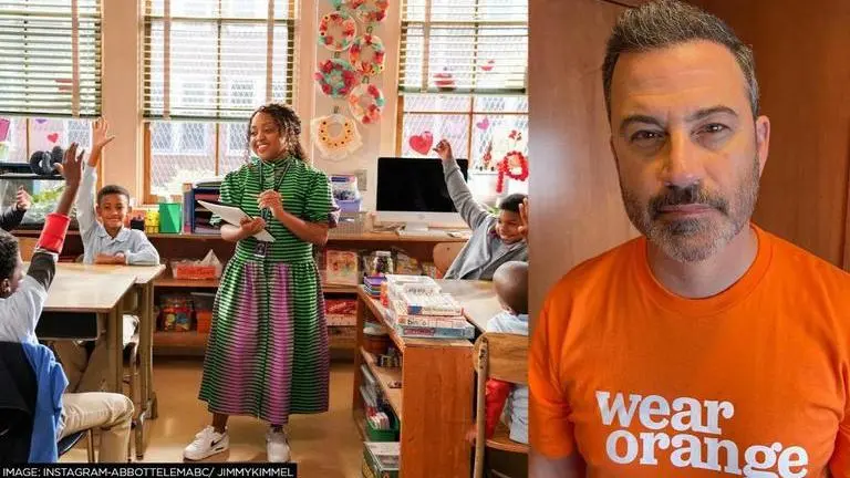 'Abbott Elementary' creator wants focus on show, not Kimmel jimmy kimmel
