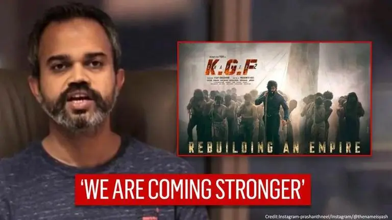 'Bigger & deadlier': Prashanth Neel unveils 'KGF2' poster, shares teaser release date Prashanth Neel unveils 'KGF2' poster with teaser release date, netizens react