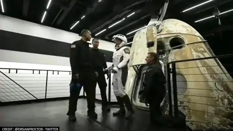 SpaceX pilot calls trip 'best ride' of her life after 1st all-civilian flight returns home SpaceX