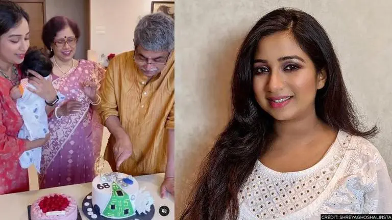 Shreya Ghoshal celebrates father's 1st birthday as grandad, pens sweet note for 'Dadu' Shreya Ghoshal