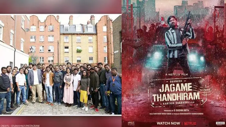 'Jagame Thandhiram' on Netflix: Producers express happiness as film gets OTT release Jagame Thandhiram on Netflix, Jagame Thandhiram release, Dhanush in Jagame Thandhiram, Jagame Thandhiram releases in India