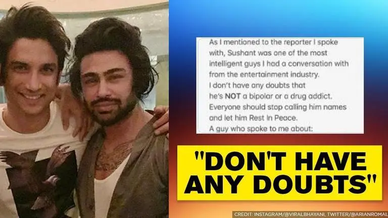 Sushant's partner on AI-based ventures fumes at 'depression' theory in hard-hitting note Sushant's partner on AI-based ventures fumes at 'depression' theory in hard-hitting note