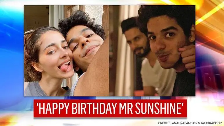 Shahid Kapoor, Ananya Pandey pen beautiful wishes for Ishaan Khatter on his birthday Ishaan Khatter