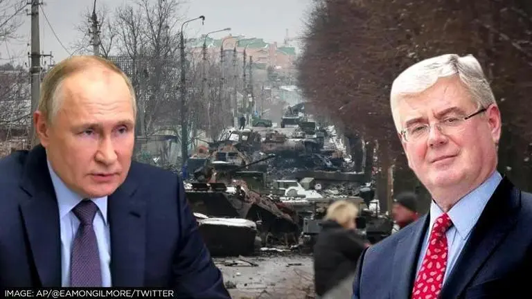 EU rights envoy visits Ukraine's Irpin & Bucha; avers war crimes must be called to account EU