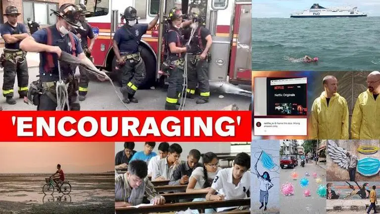 Good News: From COVID awareness graffiti to boy cycling for exam, read 5 'uplifting' news Good News