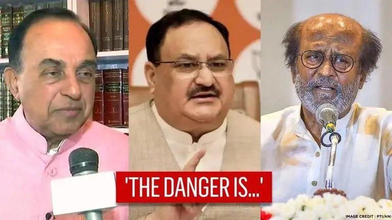 JP workers may join Rajinikanth: Subramanian Swamy claims BJP didn't integrate his party Tamil Nadu