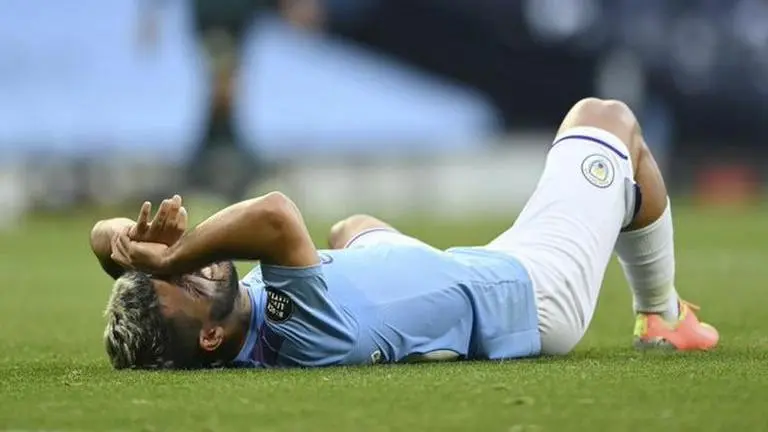 Aguero gives Man City injury scare during 5-0 win vs Burnley
