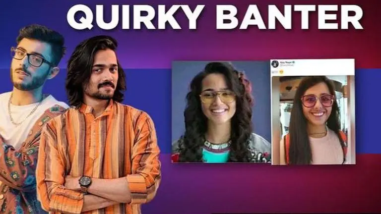 CarryMinati & Bhuvan Bam have hilarious names for each other on their pics with a twist CarryMinati & Bhuvan Bam have hilarious names for each other on their pics with a twist
