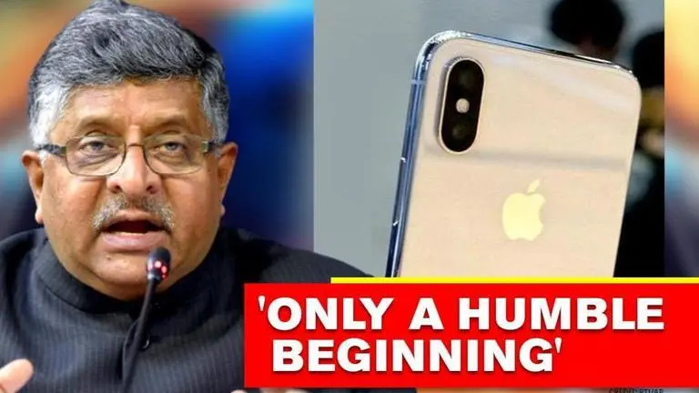 Ravi Shankar Prasad highlights 'chronology' of Apple's iPhone manufacturing in India Ravi Shankar Prasad