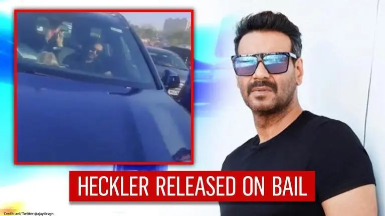 Man who heckled Ajay Devgn on road for his tweet on farmers' protest released on bail Ajay Devgn's car blocked by man over actor's tweet on farmers, asks to support protest