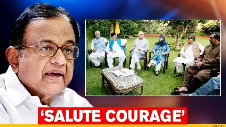 P Chidambaram backs J&K parties' demand for restoration of Article 370, cites Constitution Chidambaram