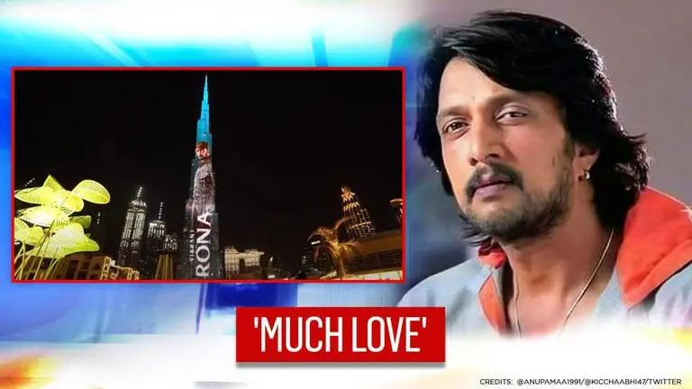 Kichcha Sudeep’s next film 'Vikrant Rona' illuminates Burj Khalifa, actor shares happiness