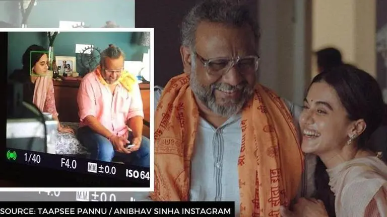 Taapsee Pannu caught 'red-handed' peeking into 'Thappad' director Anubhav Sinha's phone taapsee pannu