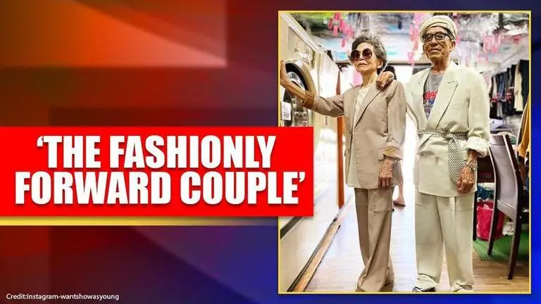 Elderly couple from Taiwan gives major fashion goals with left-over clothes, see pics Elderly Couple